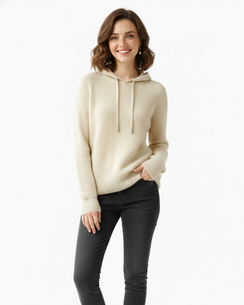 Clover Naisten Huppari – Pehmeä Neulos, Rentoa Leikkaus & Kaupunkityyli