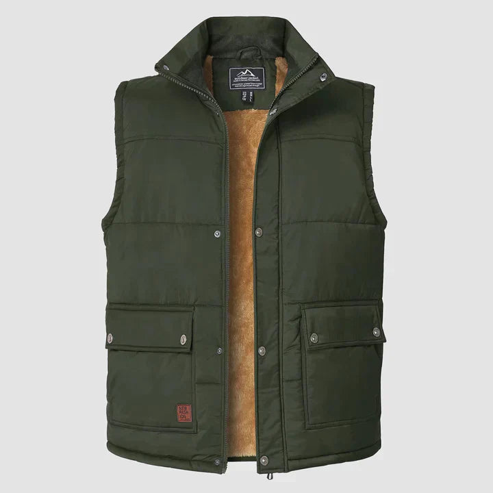Mark Heren Gilet – Mouwloze Bodywarmer met Handige Zakjes & Dagelijks Comfort