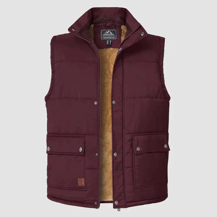 Mark Heren Gilet – Mouwloze Bodywarmer met Handige Zakjes & Dagelijks Comfort