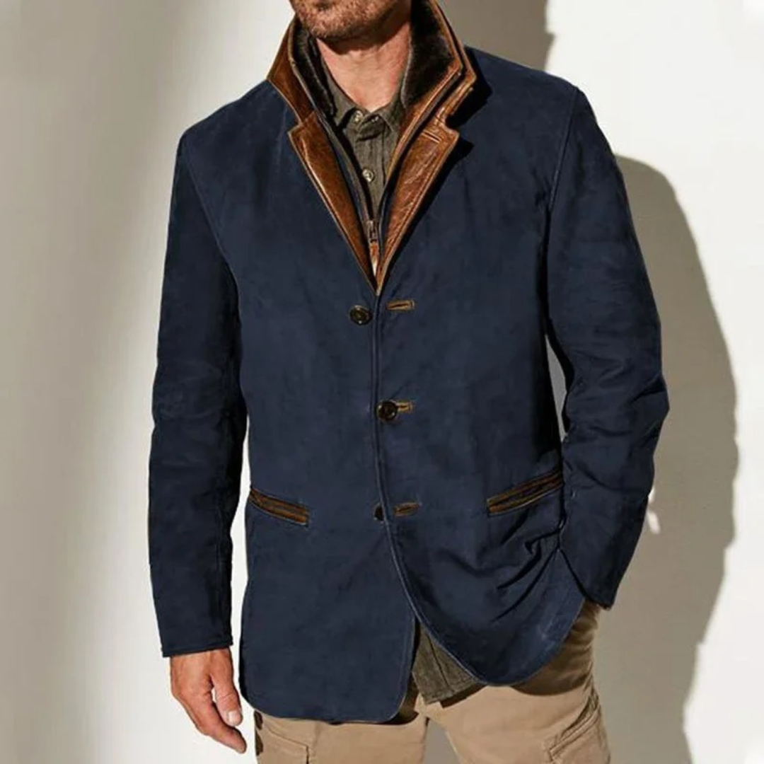 Giacca vintage da uomo Aaron: giacca classica ed elegante, stile retrò e comfort moderno