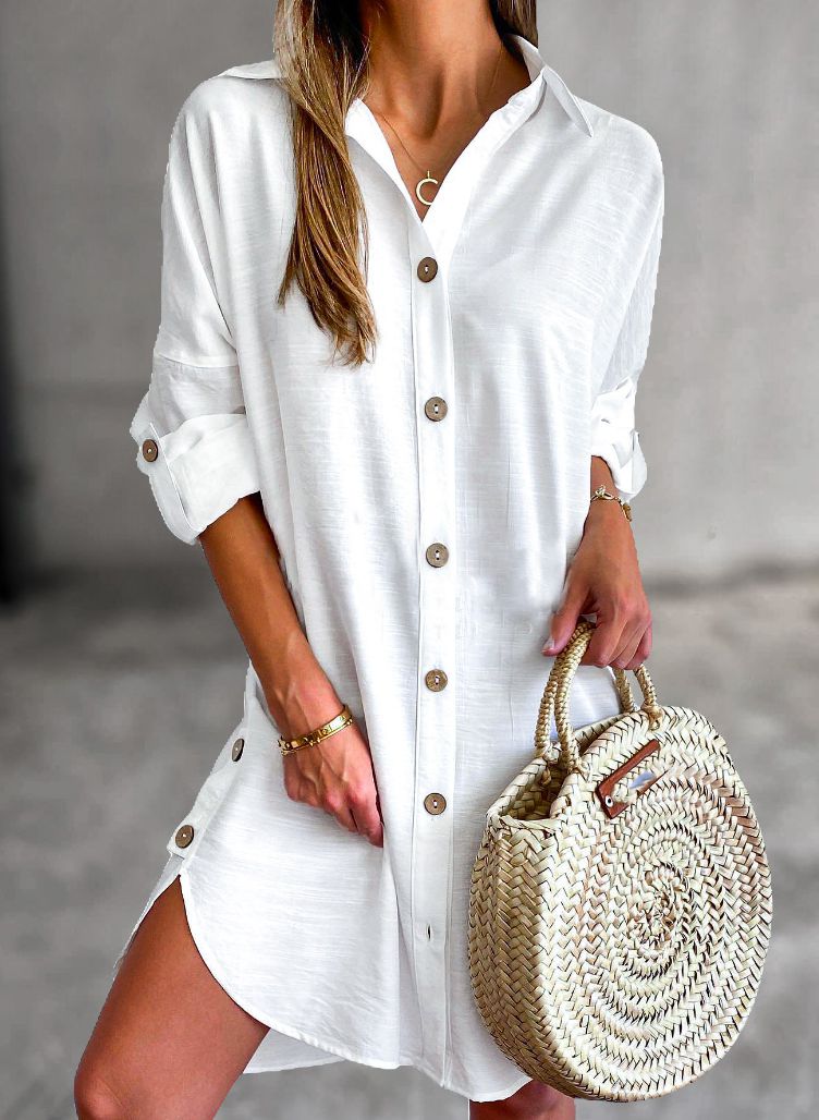 Nova Jurk Dames – Lichte Zomerjurk met Casual Elegant en Losse Pasvorm