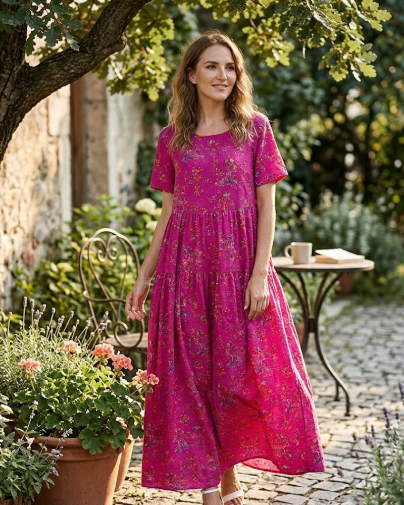 long floral dresses with short sleeves Laurice Women's Bohemian Maxi Dress – Dress Sle 34.65 Length Color:As Photo(CHAMPAGNE) body chain Wellesley Wedding Dress -