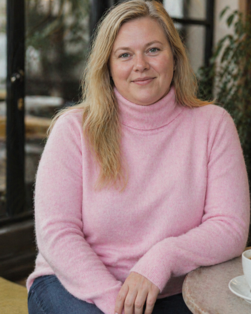 Luz Pull Femme Curvy Grande Taille – Col Roulé Cachemire Premium Maille Douce Chaude Élégante