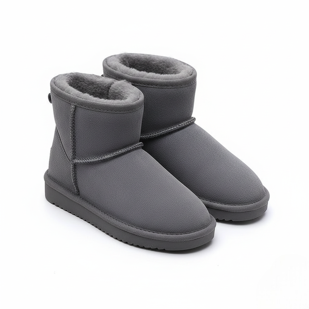 Zafira Dames Enkellaarzen Gevoerd met Fleece – Comfortabele Korte Laarzen met Suède Effect