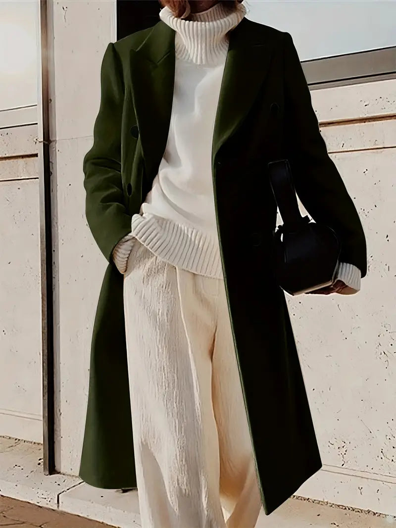 Mariana Manteau Duga Ženska – Elegantni Kaput od Kašmira s Modernim i Vječnim Krojem