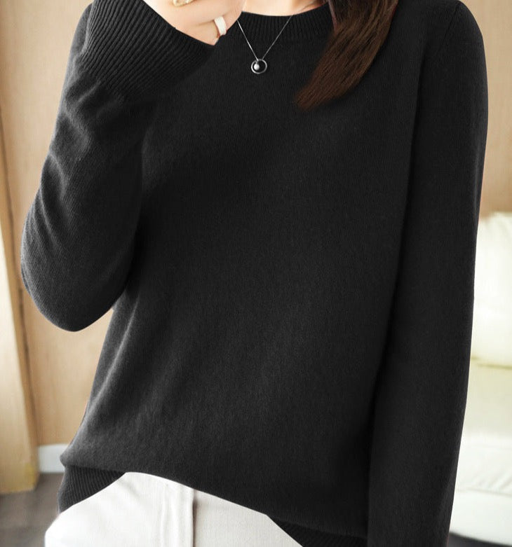 Litzy Pull Femme – Elegant & Komfortabel Strik i Tidløs Moderne Stil