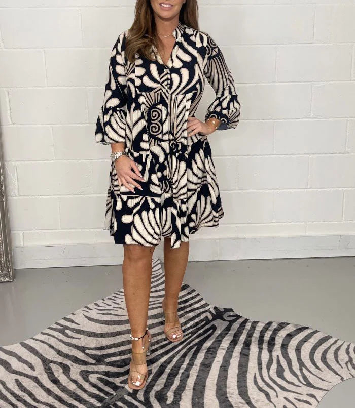 Zomerse jurk voor dames Olivia – lichte elegante jurk met flatterende pasvorm voor elke gelegenheid