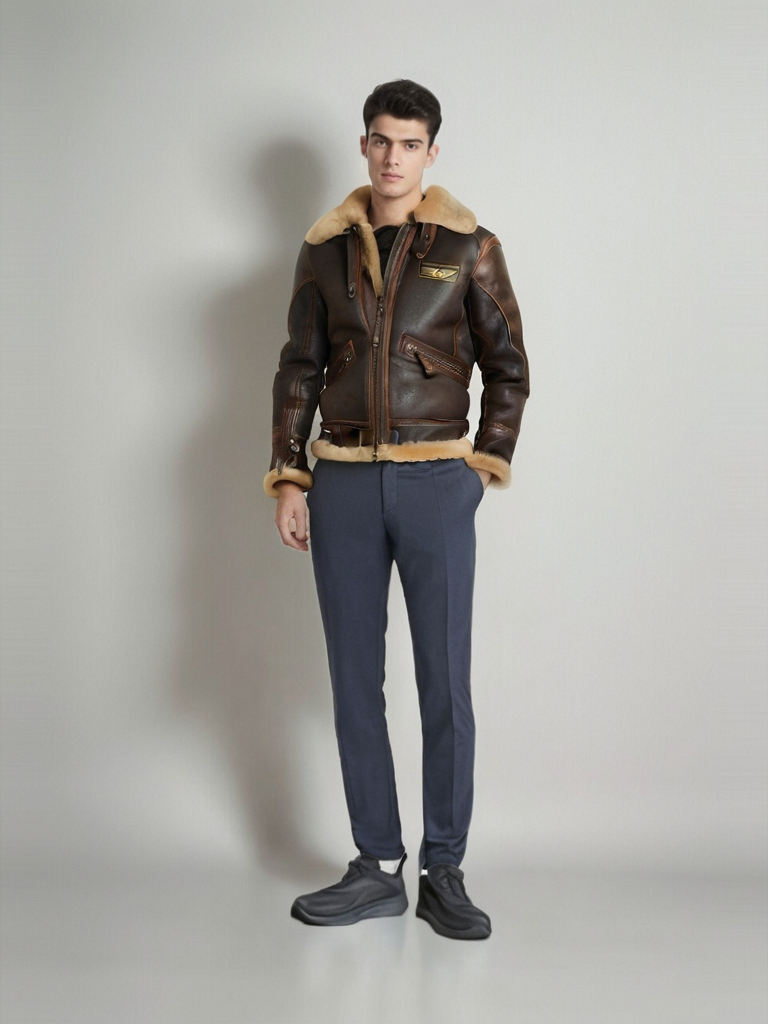 Gian Férfi Dzseki – Modern, Kényelmes Aviátor Dzseki Időtlen Stílusban