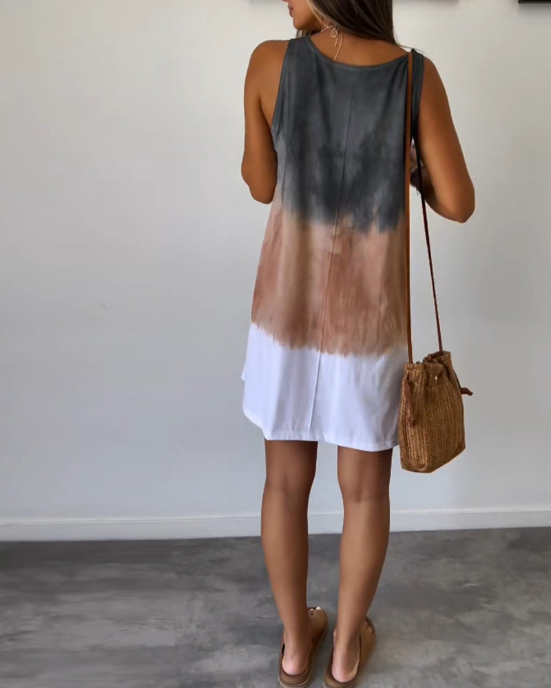 Zomerse jurk voor dames Odette – Mouwloze casual jurk met lichte snit voor ontspannen zomerdagen