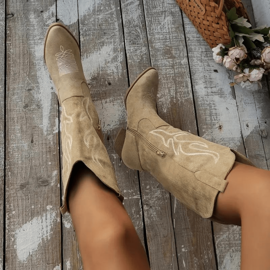 Sloan Bottes Cowboy Femme – Style Western Authentique & Confort Durable
