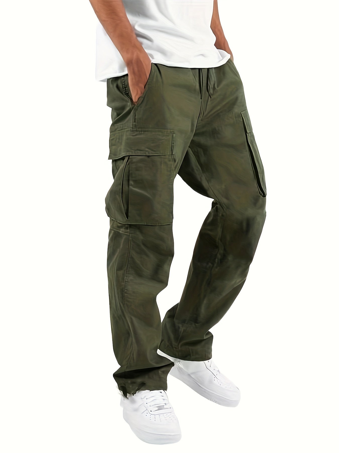 Tristan Men's Cargo Pants – Relaxed Fit Cotton with Spacious Pockets & Modern Style