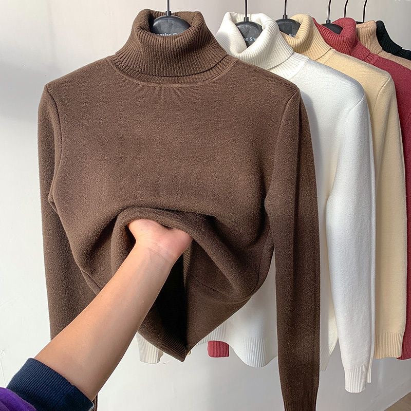 Milani Pull Col Roulé Ženy – Teplá fleecová mikina a volný zimní střih