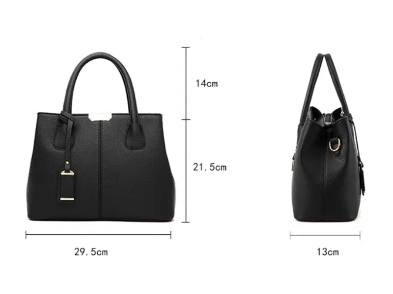 Elnora Sac à Bandoulière Tote – Sac à Main Élégant & Spacieux avec Sangle Réglable