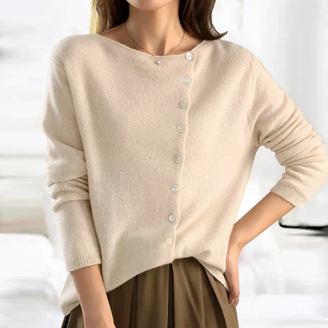 Heather Cardigan Femme – Elegantní svetr z jemné vlny s elegantním zapínáním a luxusním pohodlím