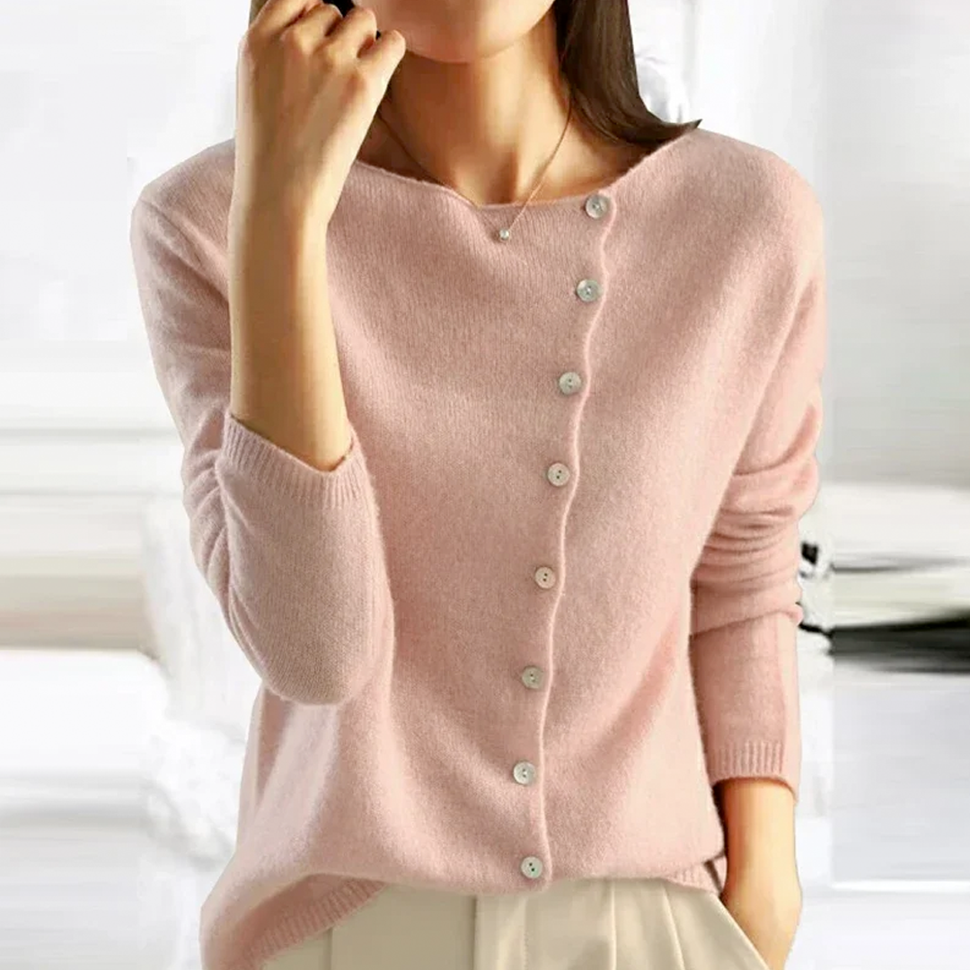 Heather Cardigan Femme – Elegantní svetr z jemné vlny s elegantním zapínáním a luxusním pohodlím