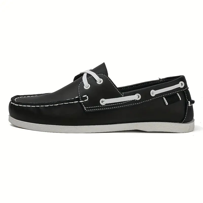 Lucas Chaussures Bateau Herre – Komfortable & elegante retro mokkasiner i læder