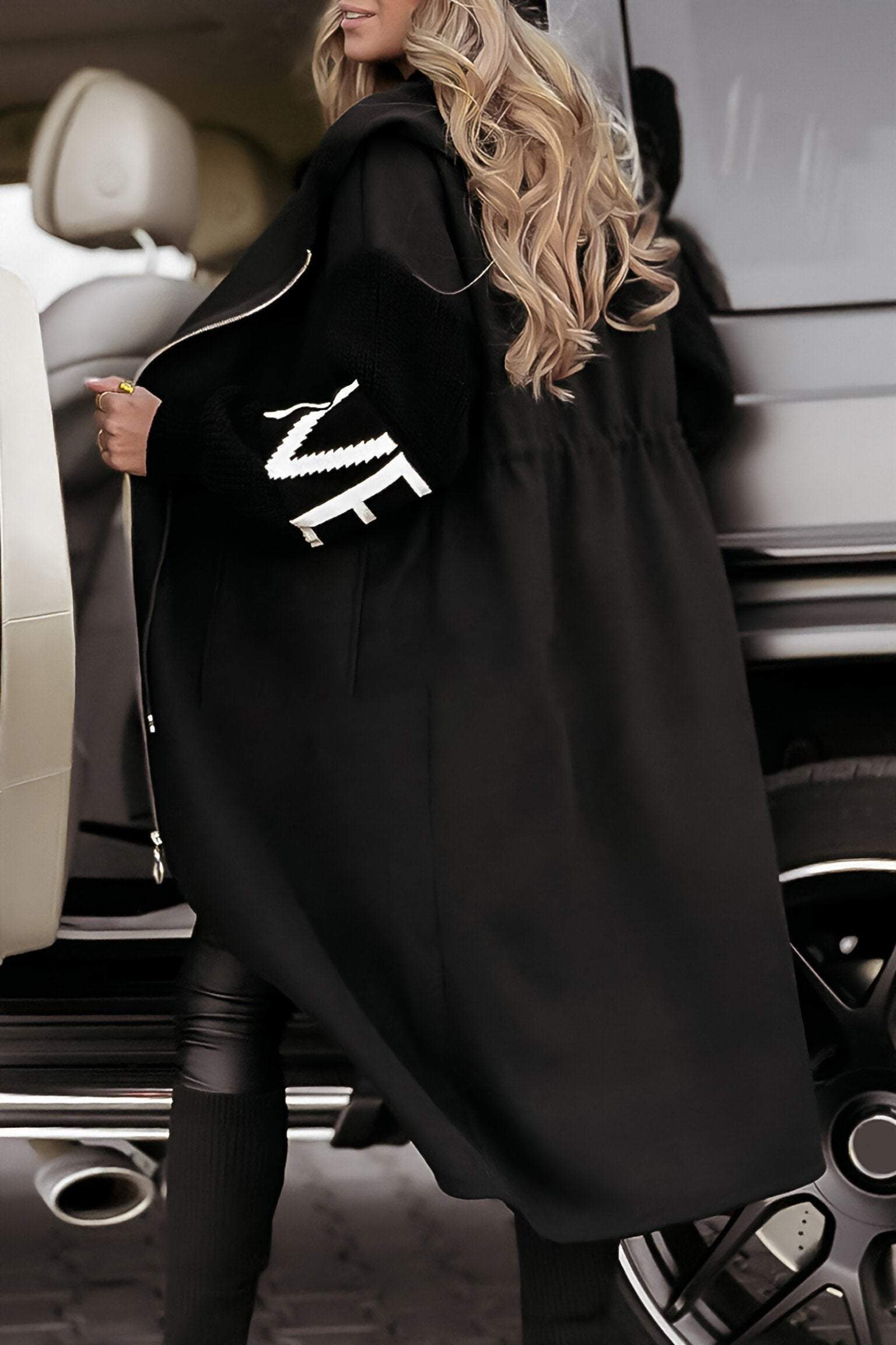 Adelaide Casaco de Retalhos Feminino – Casaco Quente e Estiloso com Desenho Moderno e Elegante