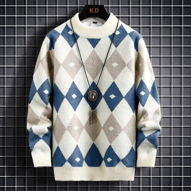 Jonathan Pull Homme – Pulover s Ovratnikom, Ugodan i Elegantnog Vječnog Modernog Stila