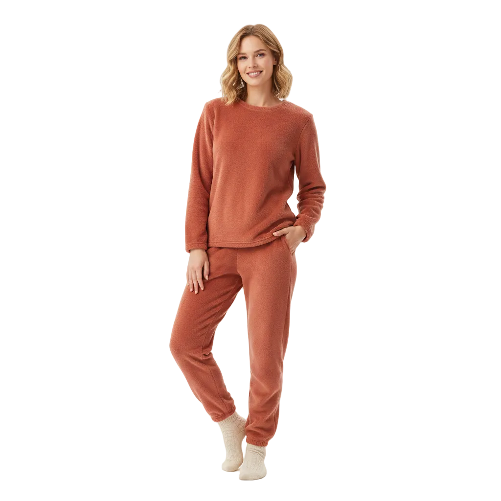 Diyijia Set Lounge Femme Velours – Ensemble Cocooning Doux en Fleece avec Coupe Confort