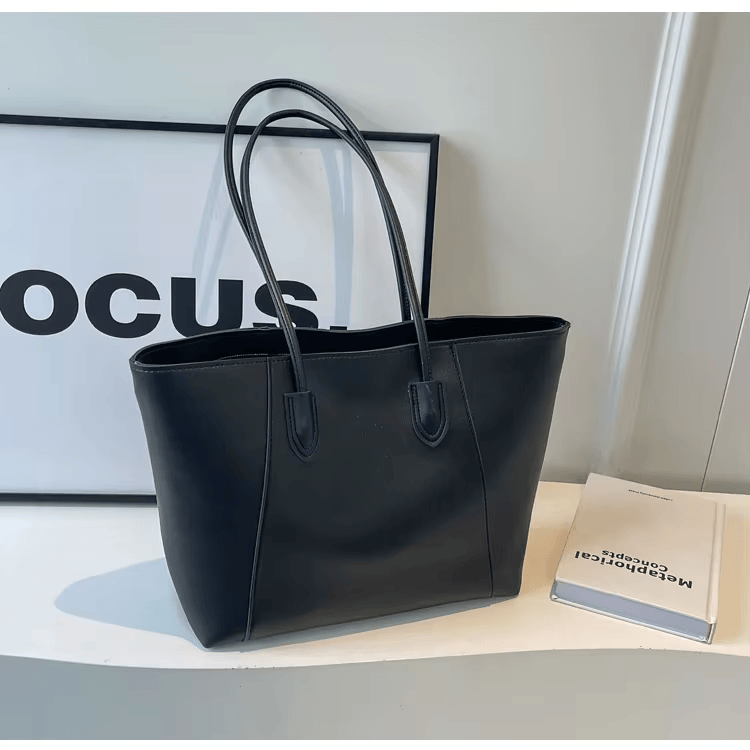 Jivika Sac à Main Femme – Grand Fourre-Tout en Simili Læder med rummeligt rum & indvendige lommer