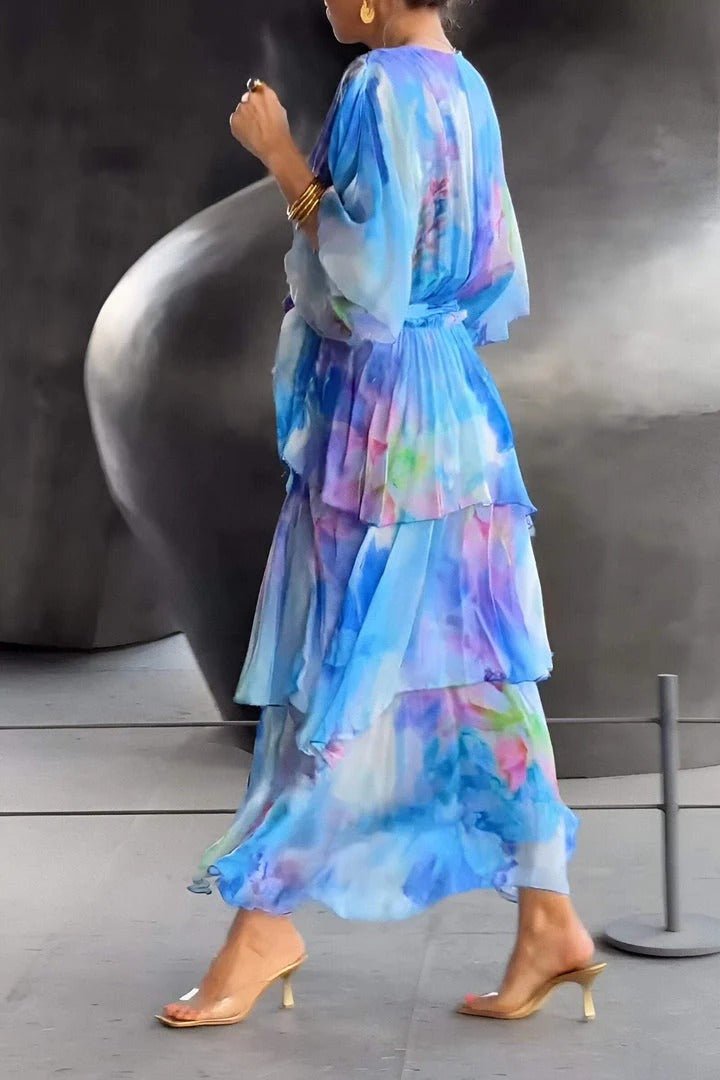 Anya Vestido Maxi Mujer – Vestido Largo Elegante y Fluido para Verano, Chic y Confort en el Día a Día