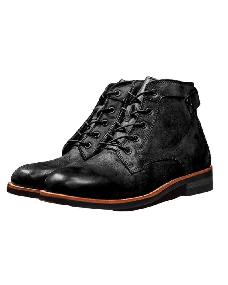 Lucio Bottes Homme – Similicuir Résistant, Confort Amorti & Style Élégant