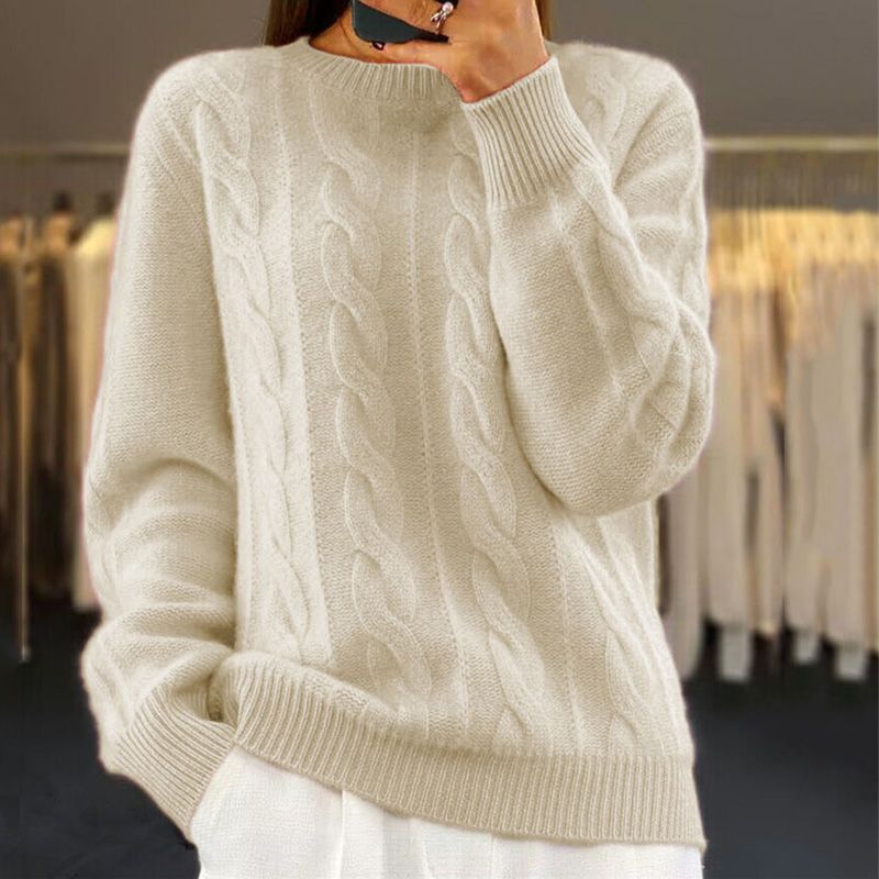 Michelle Pull Woman Winter Knitted – Soft Warm Knit & Modern Chic Style