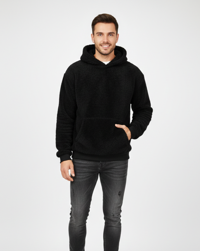 Felpa con Cappuccio Kila Fluffy Unisex – Felpa Ultra Morbida, Leggera e Calda con Tasca a Marsupio
