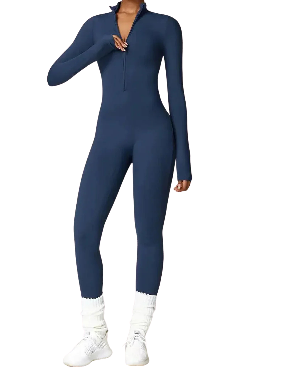 Combinaison Hiver Femme Eya – Combinaison en Polaire Chaude avec Stretch et Col Réglable