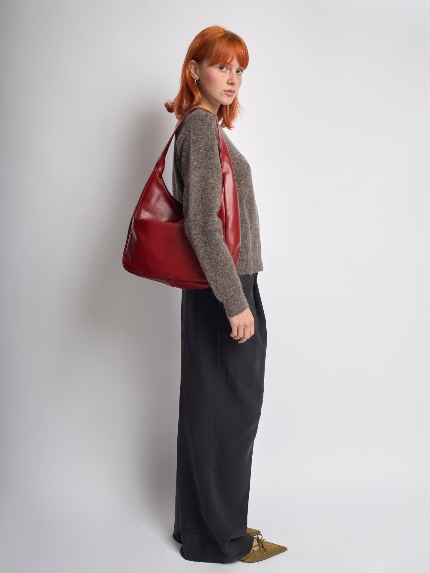 Luciana Sac Femme Épaule Vegan – Hobo Minimaliste Élégant & Spacieux 13"