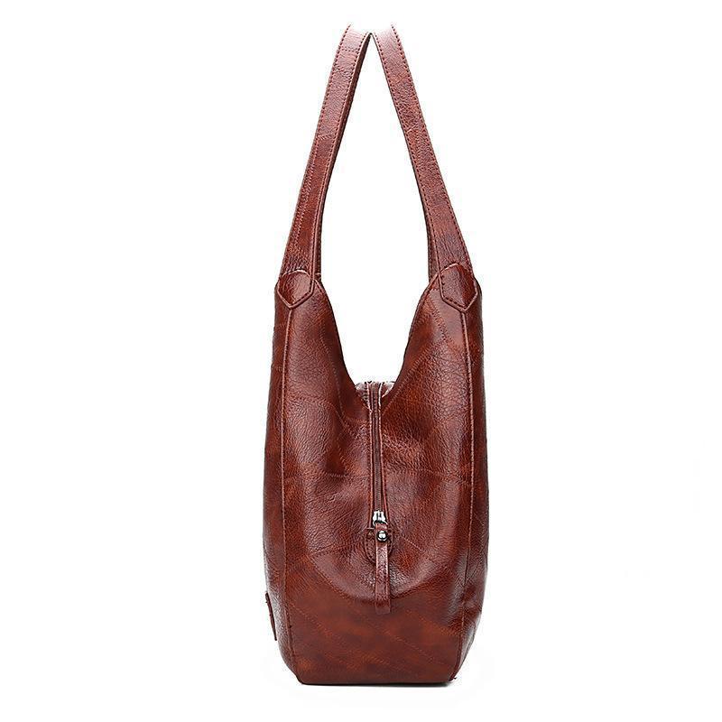 Alice Sac Vintage Femme – Elegant Handbag in Faux Leather with Large Space & High-End Finishes