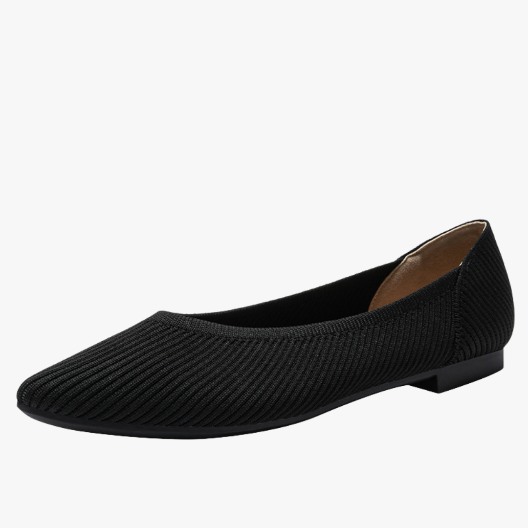 Faye Pointed Women's Ballet Flats – Comfortable Mesh Slip-On Ballet Flats with Soft Sole