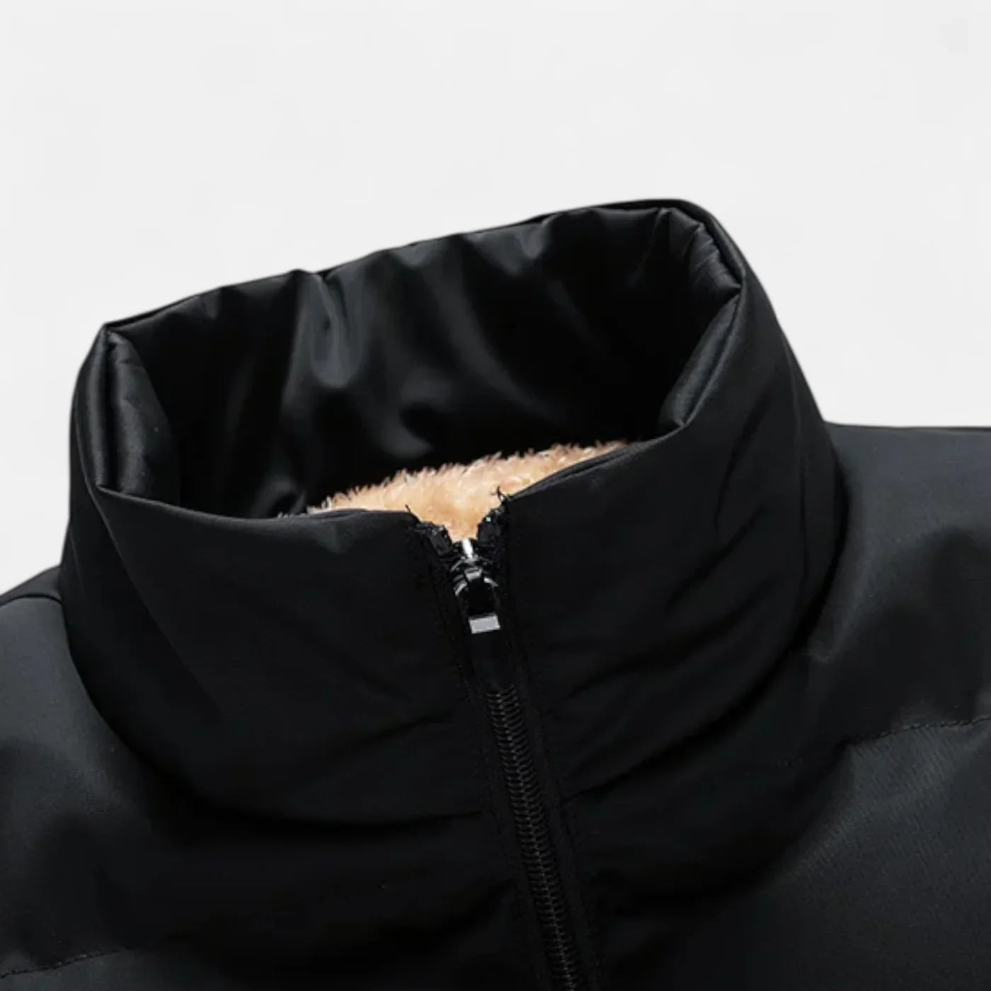 Muški prsluk Victor od vune – zimski prsluk od janjeće vune s mekanim runastim podstavom i ležernim krojem