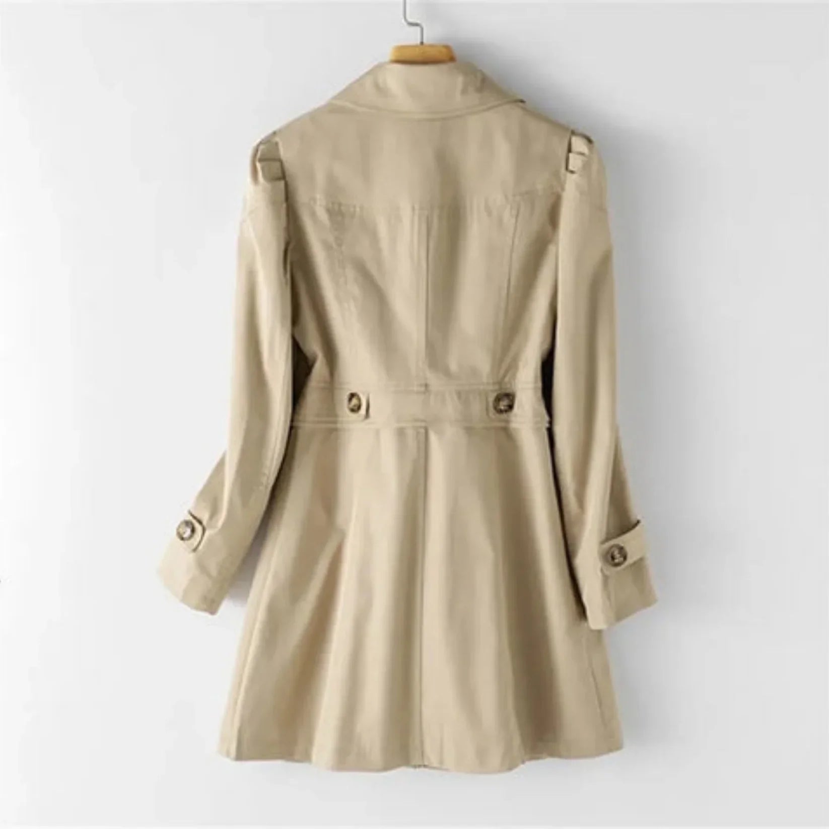 Livia Women's Coat – Elegant Waterproof Trench Coat with Classic & Timeless Style