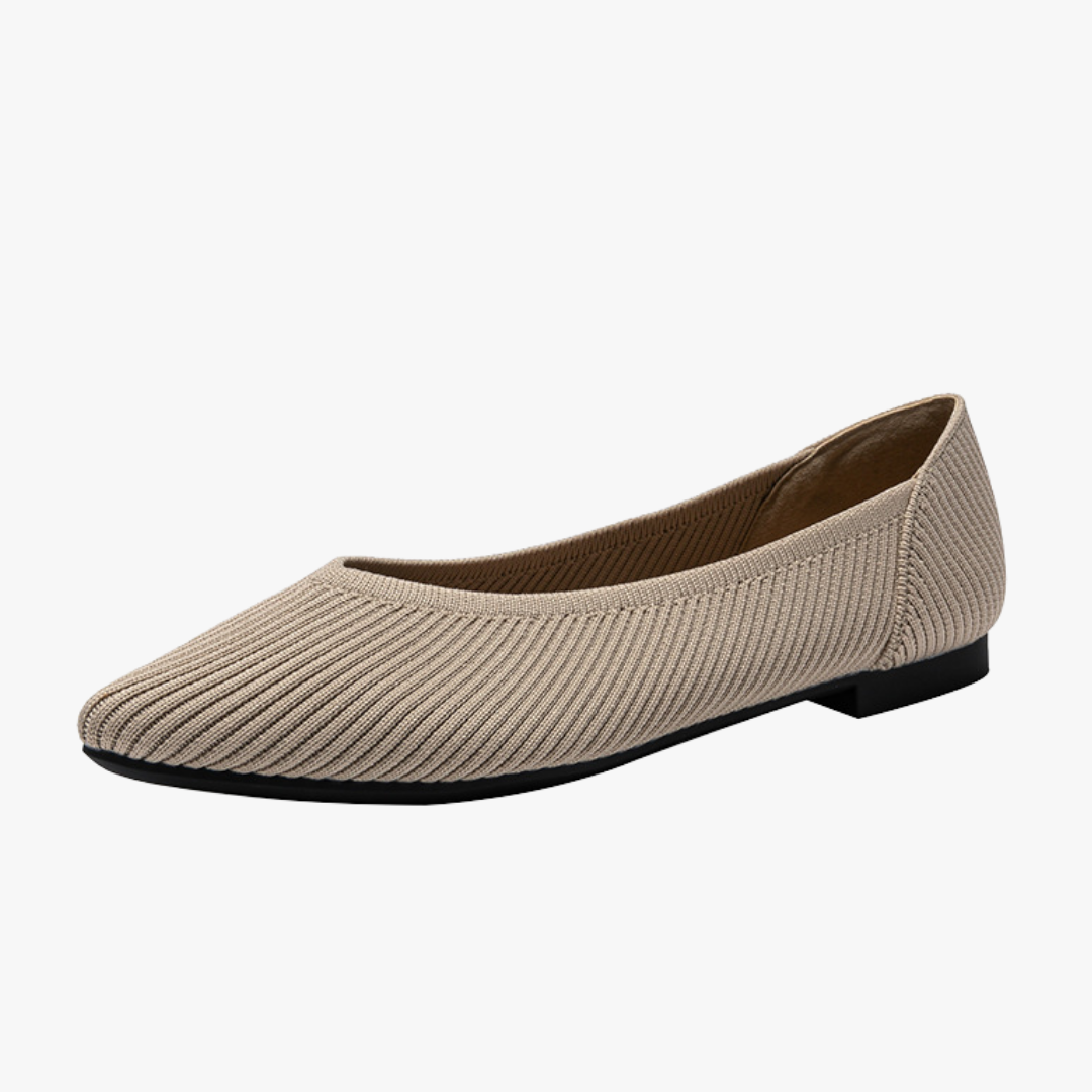 Faye Pointed Women's Ballet Flats – Comfortable Mesh Slip-On Ballet Flats with Soft Sole
