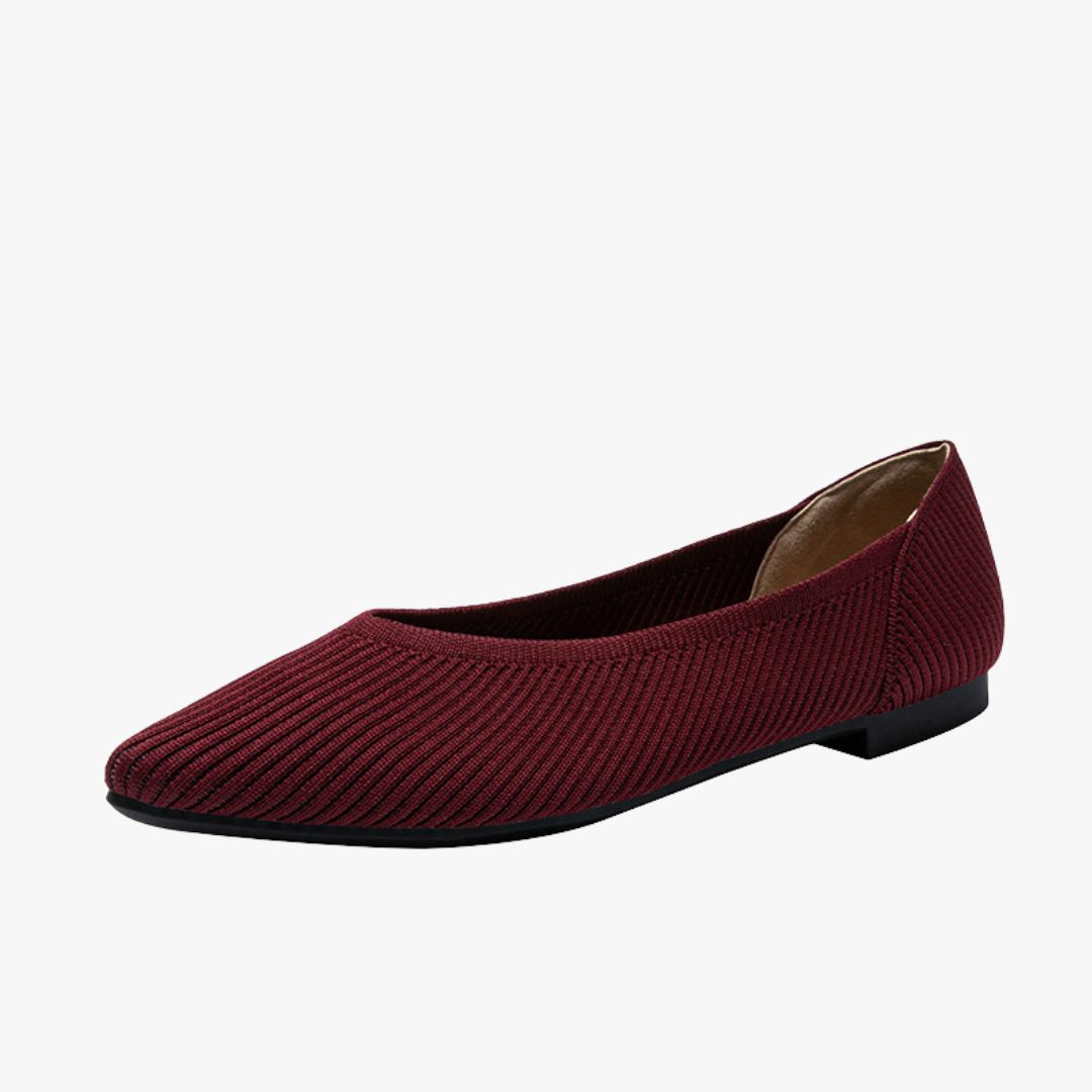 Faye Pointed Women's Ballet Flats – Comfortable Mesh Slip-On Ballet Flats with Soft Sole