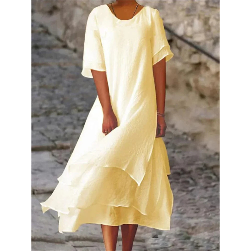 Journee Robe Élégante Femme – Silhouette Fluide & Confort Chic pour Toutes Occasions