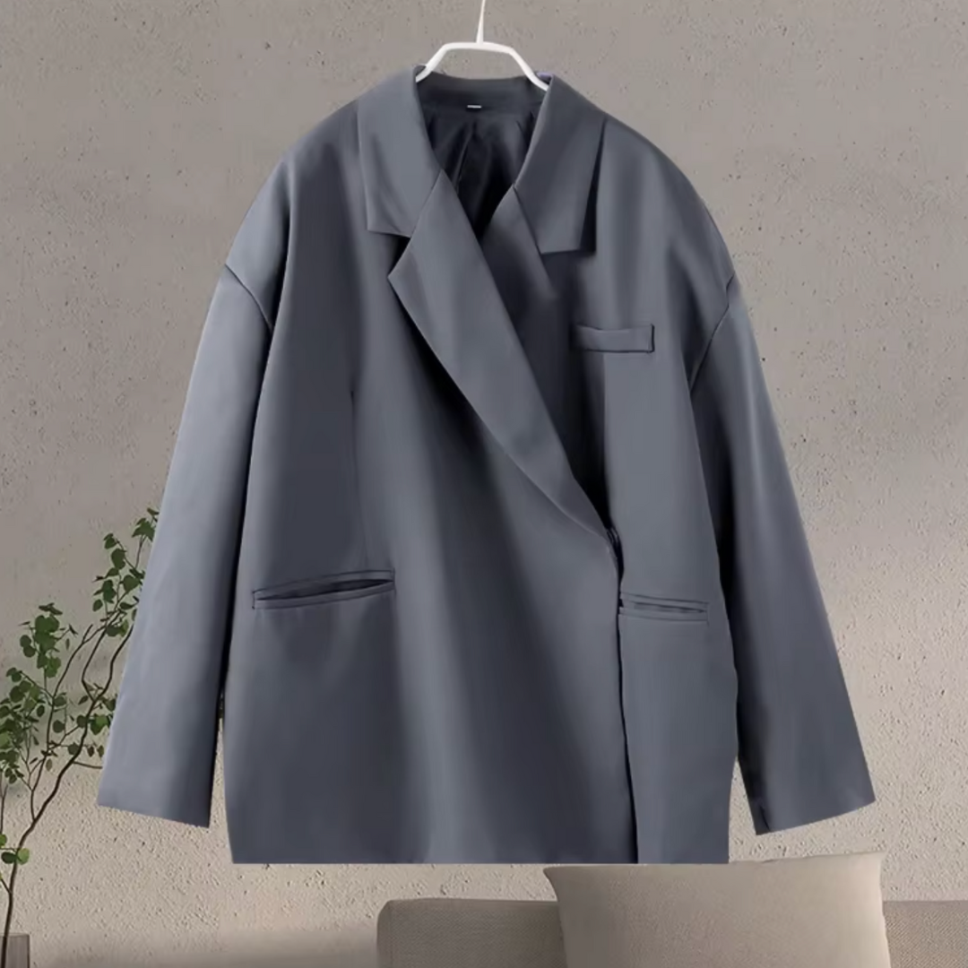 Yusra Blazer Oversize Woman – Elegant Modern Jacket with Fluid Cut & Structured Fabric