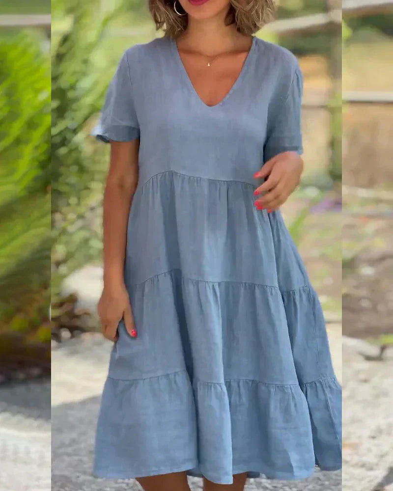 Robe de Cocktail Femme Desarae – Robe Midi Épaules Dénudées avec Silhouette Élégante pour Événements Spéciaux