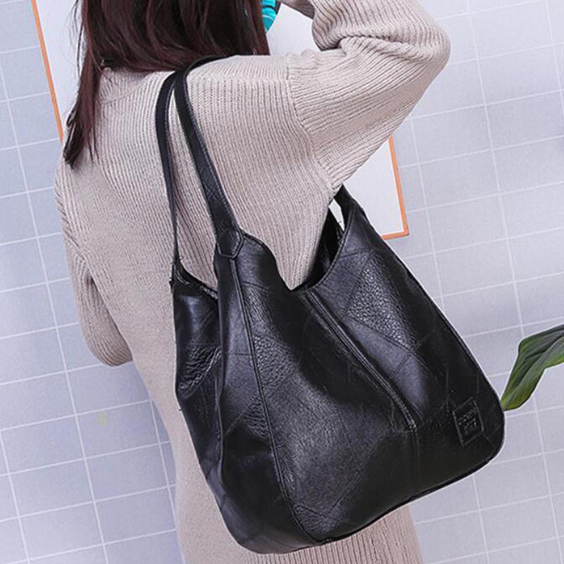Alice Sac Vintage Femme – Elegant Handbag in Faux Leather with Large Space & High-End Finishes