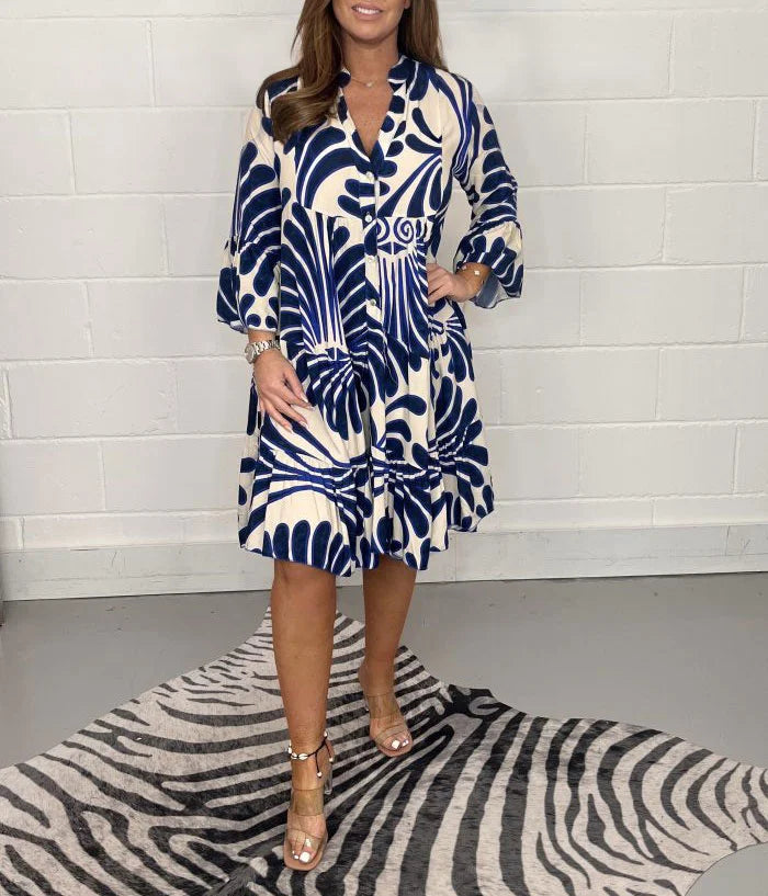 Zomerse jurk voor dames Olivia – lichte elegante jurk met flatterende pasvorm voor elke gelegenheid