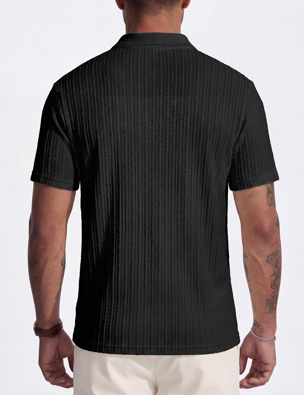 Matteo Polo Homme – Polo z elastickej pleteniny, štýl Old Money a ležérne leto