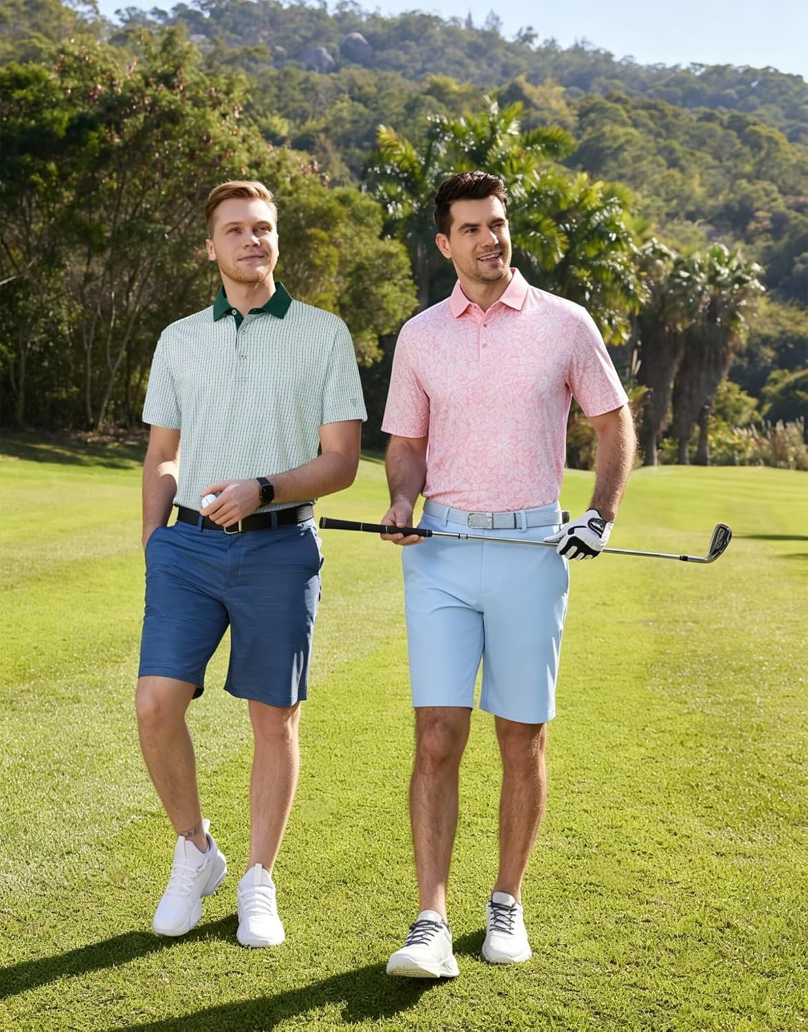 Victor Polo Homme – Pánske golfové polo s potlačou, priedušné UPF30+ a rýchloschnúce