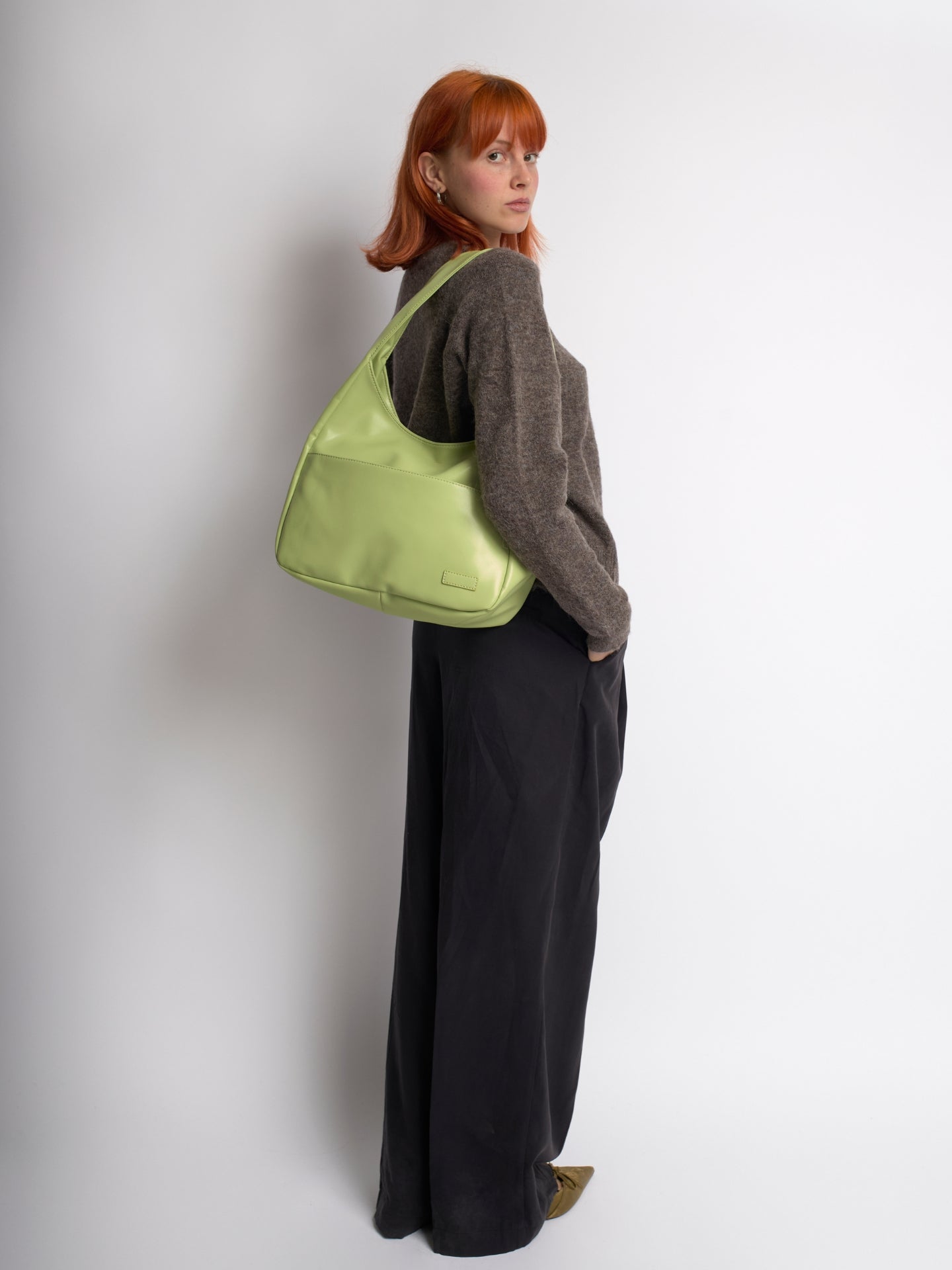 Luciana Sac Femme Épaule Vegan – Hobo Minimaliste Élégant & Spacieux 13"