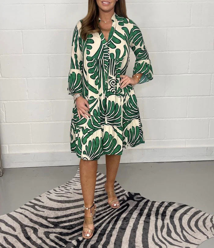 Zomerse jurk voor dames Olivia – lichte elegante jurk met flatterende pasvorm voor elke gelegenheid