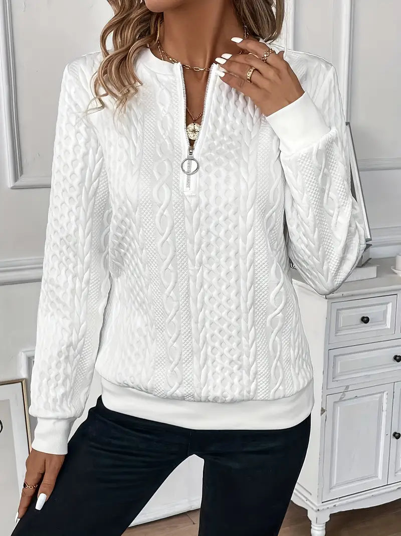 Amora Pull Femme en Maille Douce – Confort Quotidien & Elegancia Casual
