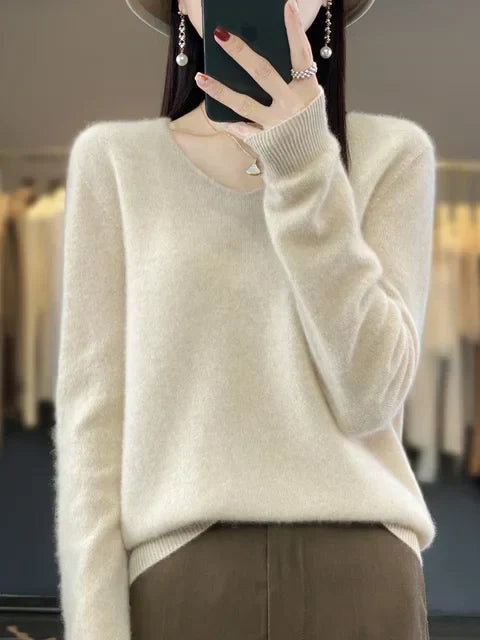 Lily Pull Női – Elegáns Kötött Puha és Kényelmes Keverék Hosszú Ujjú