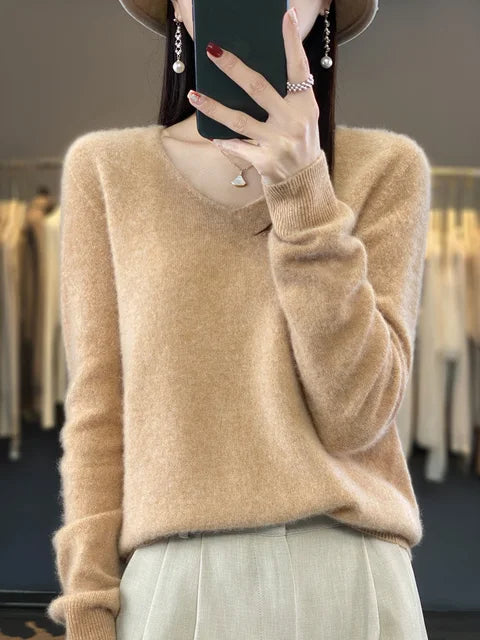 Lily Pull Női – Elegáns Kötött Puha és Kényelmes Keverék Hosszú Ujjú