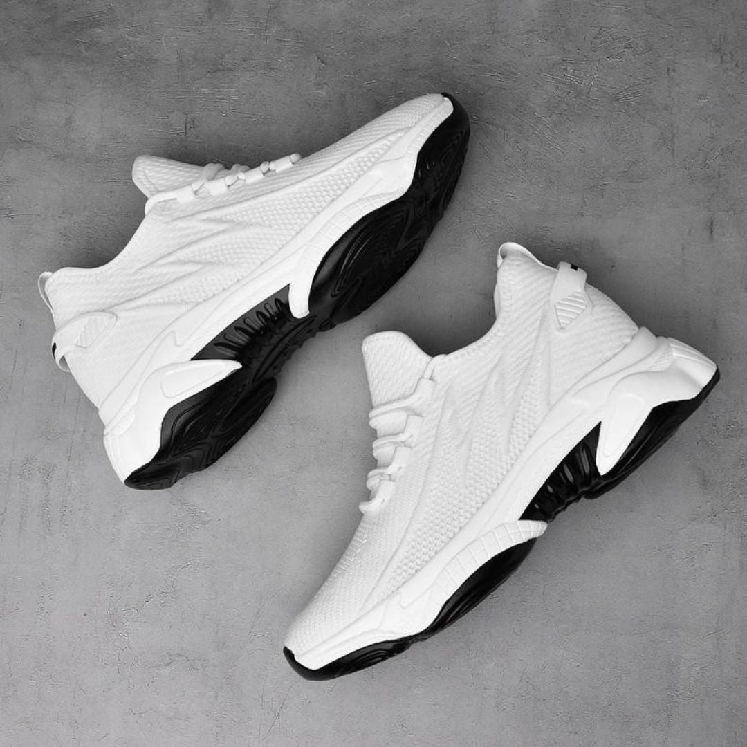 Jaxon Férfi Cipők – Emelő Talpú Sportcipők Légáteresztő Dizájnnal és Ultra-Könnyű Szerkezettel