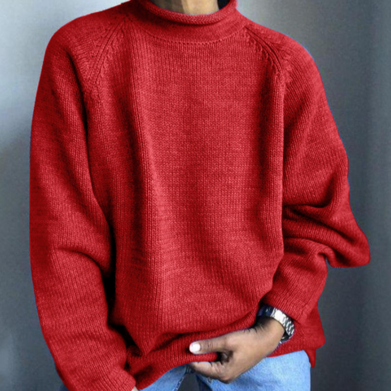 Bobby Pull Heren – Effen Comfortabele & Elegante Trui voor een Moderne Dagelijkse Stijl